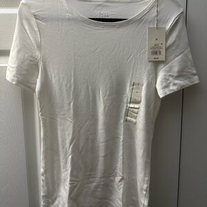 a new day White Short Sleeve Tee